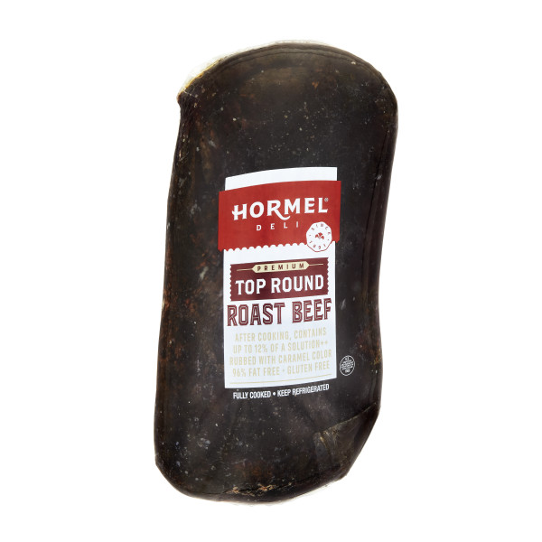 HORMEL(r) Top Round, Whole, Cap-Off, Seasoned, Rare, 1 pc . C1CB - Front Center Inner Pack (Hi Res)