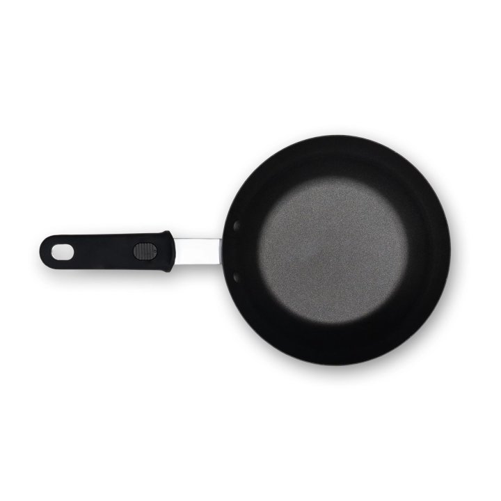 8 ½-inch carbon steel induction fry pan with SteelCoat x3™ nonstick coating and silicone handle