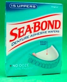 Sea•Bond® Denture Adhesive Wafers for Upper Dentures