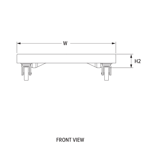 Engineering front view