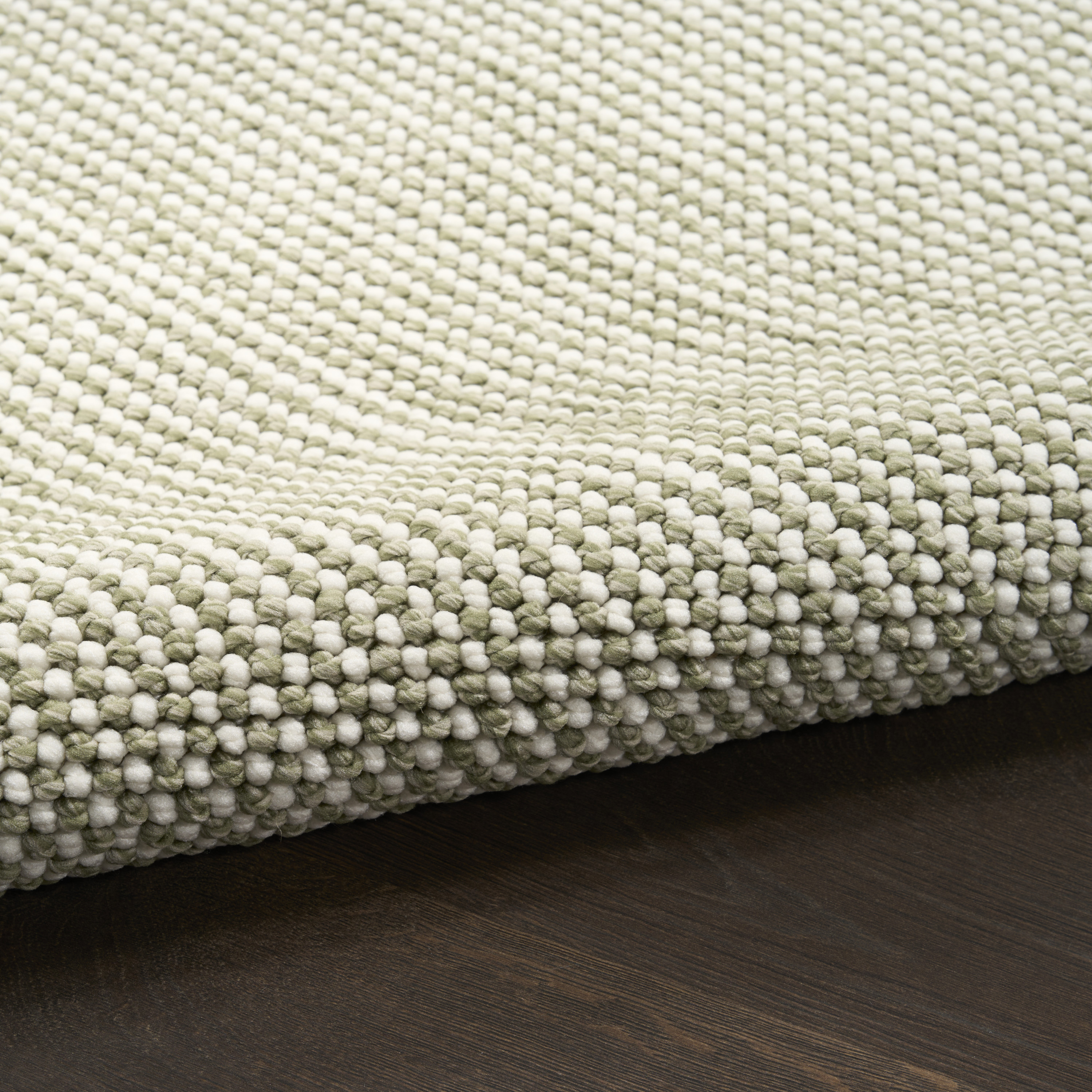 Nourison Natural Texture 7'10" x 9'10" Ivory Green Farmhouse Indoor Rug