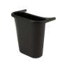 Rubbermaid Commercial, 5 qt, Recycling Side Bin for Wastebaskets, Black