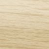 Light beige wood-grain panel with subtle horizontal striations; displaying natural grain pattern across a flat surface; photographed in even, diffuse lighting as a close-up, neutral background.
