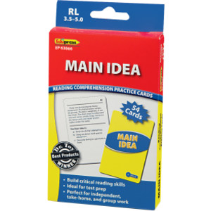 Main Idea Practice Cards, Levels 3.5-5.0