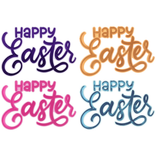 Happy Easter Foil Layon