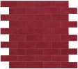 Boost Red 1×3 Minibrick Mosaic Wall Tile