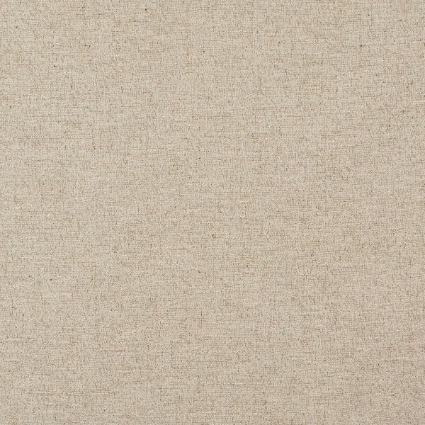 Beige woven fabric panel, tight plain weave with subtle flecks; lying flat and evenly lit, filling the frame as a neutral textured background.