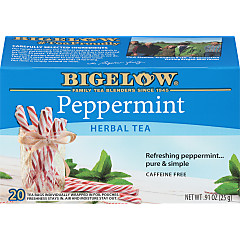 Peppermint Herbal Tea - Case of 6 boxes - total of 120 teabags