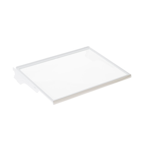 Refrigerator shelf assembly with trim