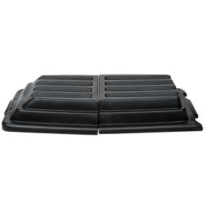 Rubbermaid Commercial, Structural Foam Lid for 3/4 Cubic Yard Tilt Truck, Black