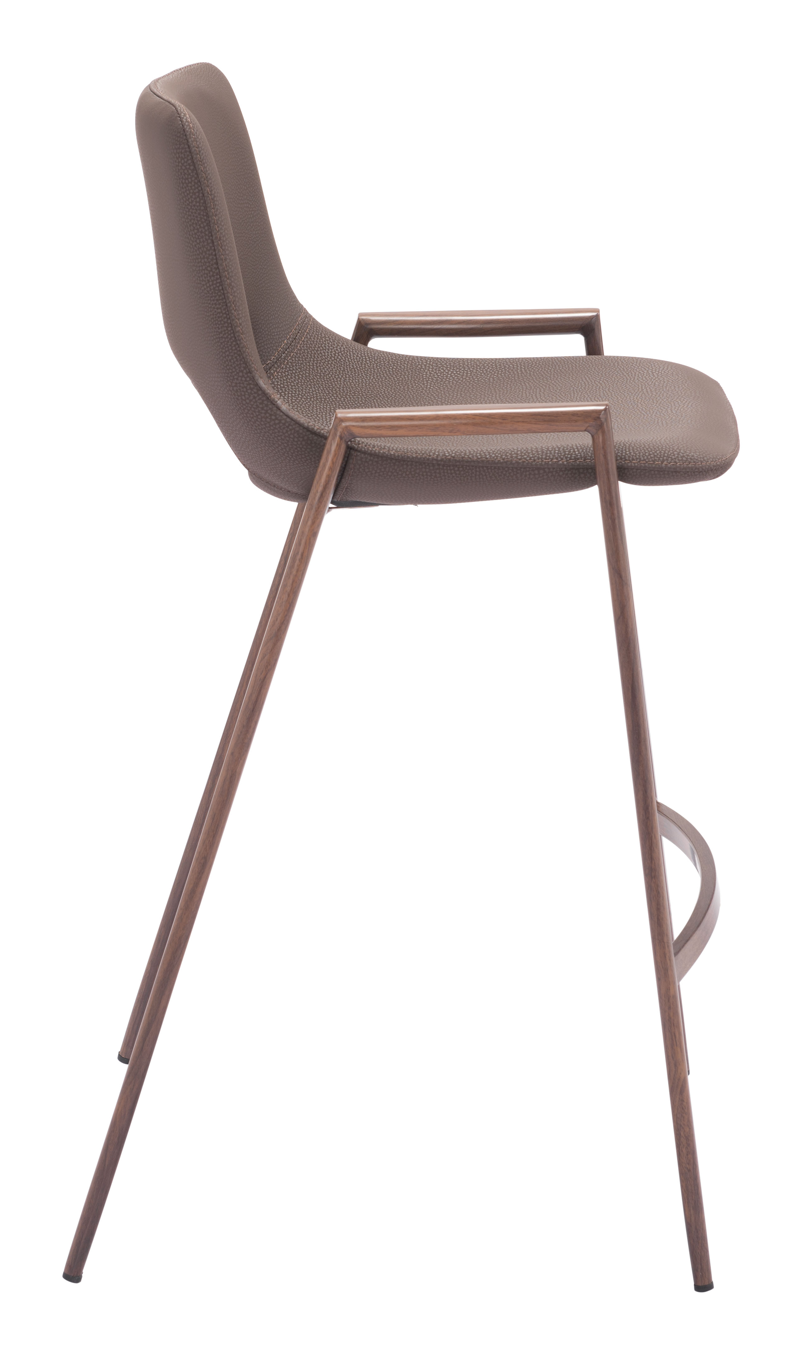 Desi Counter Stool (Set of 2) Brown & Walnut product image