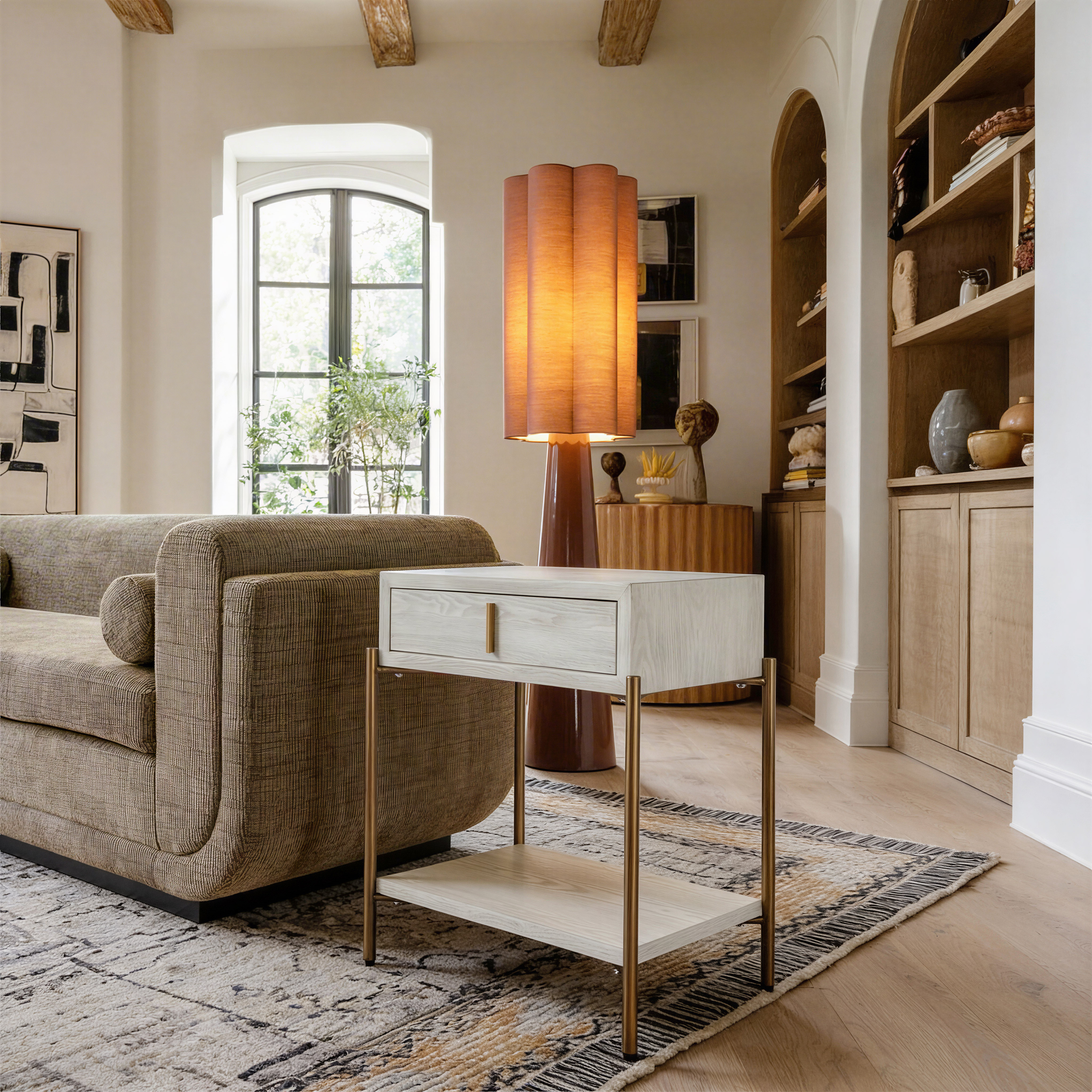 Yoru Side Table Oak White product image