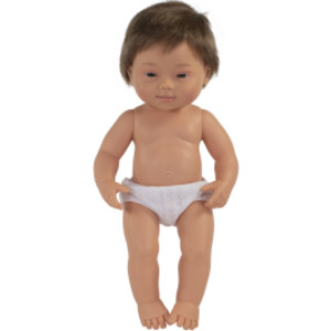 Anatomically Correct 15" Baby Doll, Down Syndrome Boy