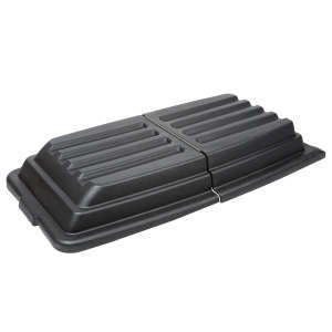 Rubbermaid Commercial, Structural Foam Lid For 1 Cubic Yard Tilt Trucks, Black