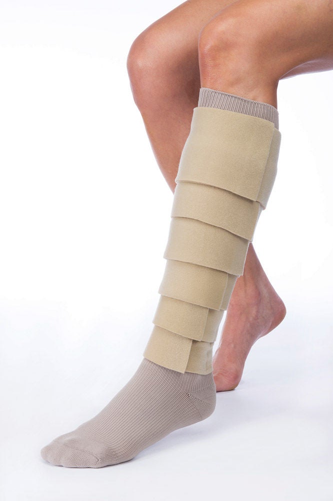 Jobst® FarrowWrap® Basic Compression Sock with Wrap, Extra Small / Regular
