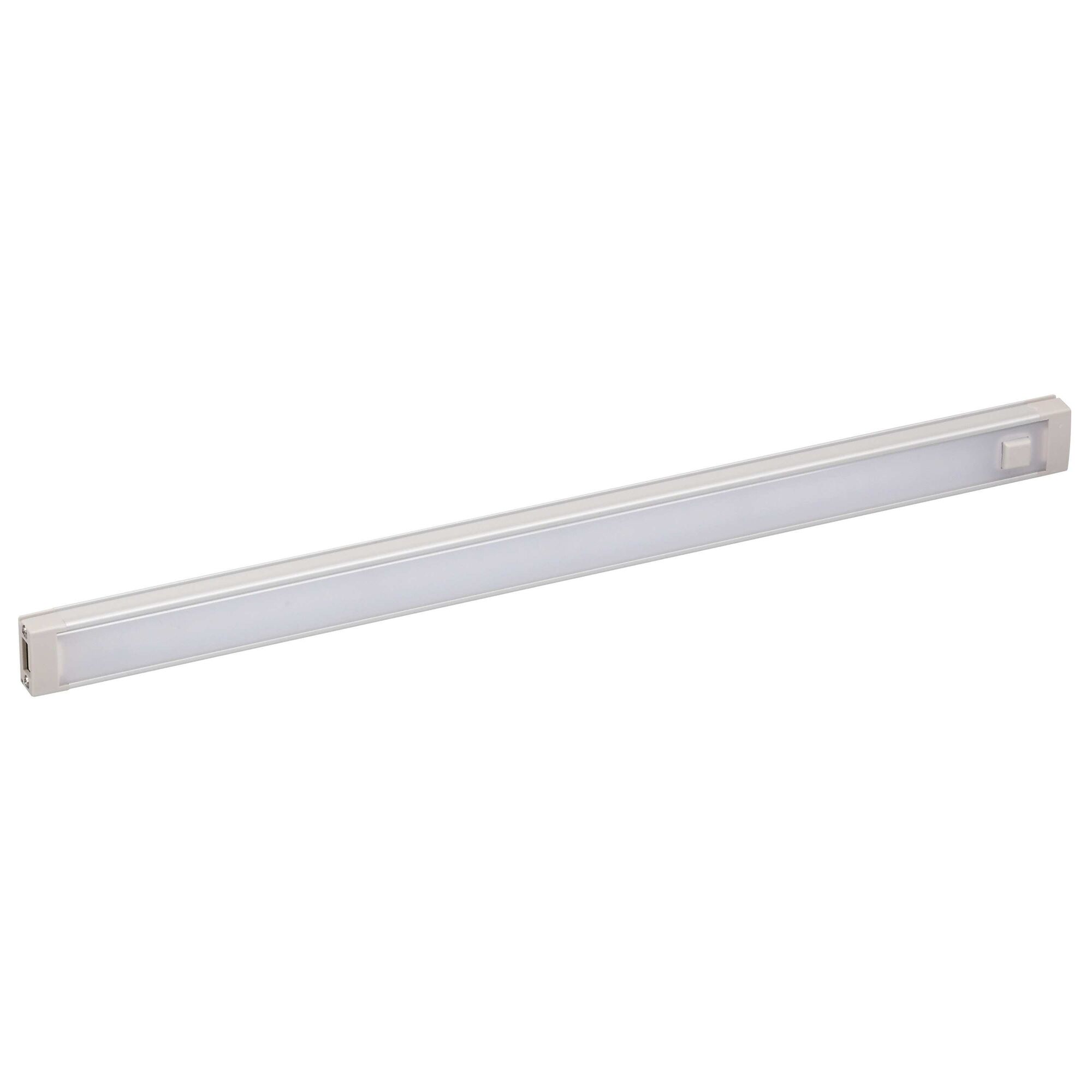 Profile of 12 inch 1 bar LED under cabinet light.