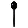 Boardwalk, Heavyweight Wrapped Polypropylene Cutlery, Soup Spoon, Black