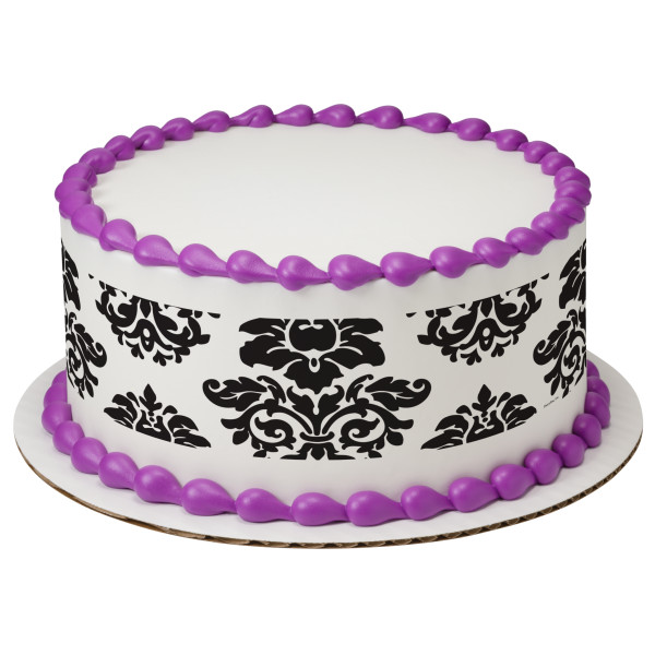 Damask PhotoCake® Edible Image® Strips