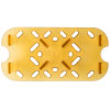 Fourth-size Super Pan® high-temperature plastic false bottom in amber