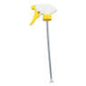 Impact, Standard Chemical Resistant Trigger Sprayer, 9.875" Tube, Yellow/White