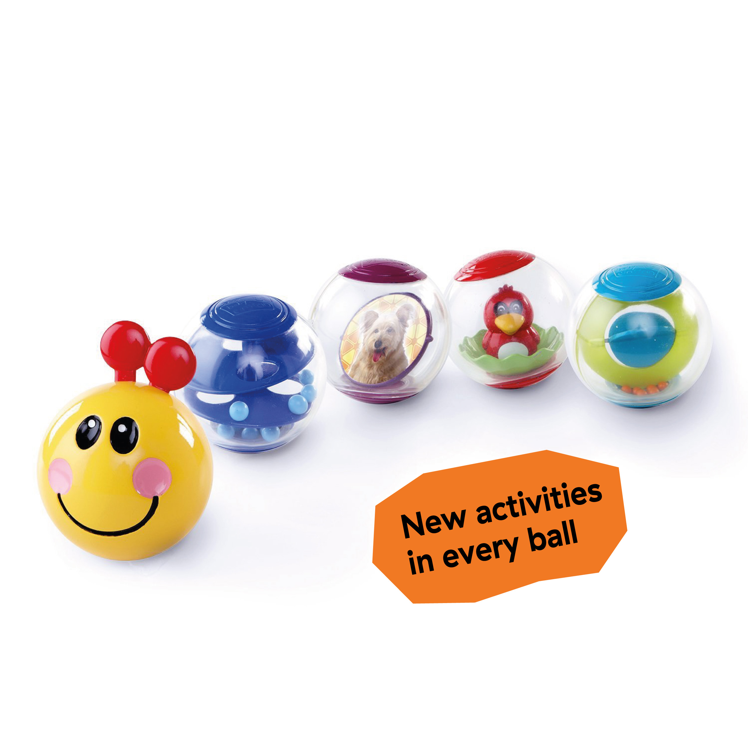 Roller-pillar Activity Balls™ Toy