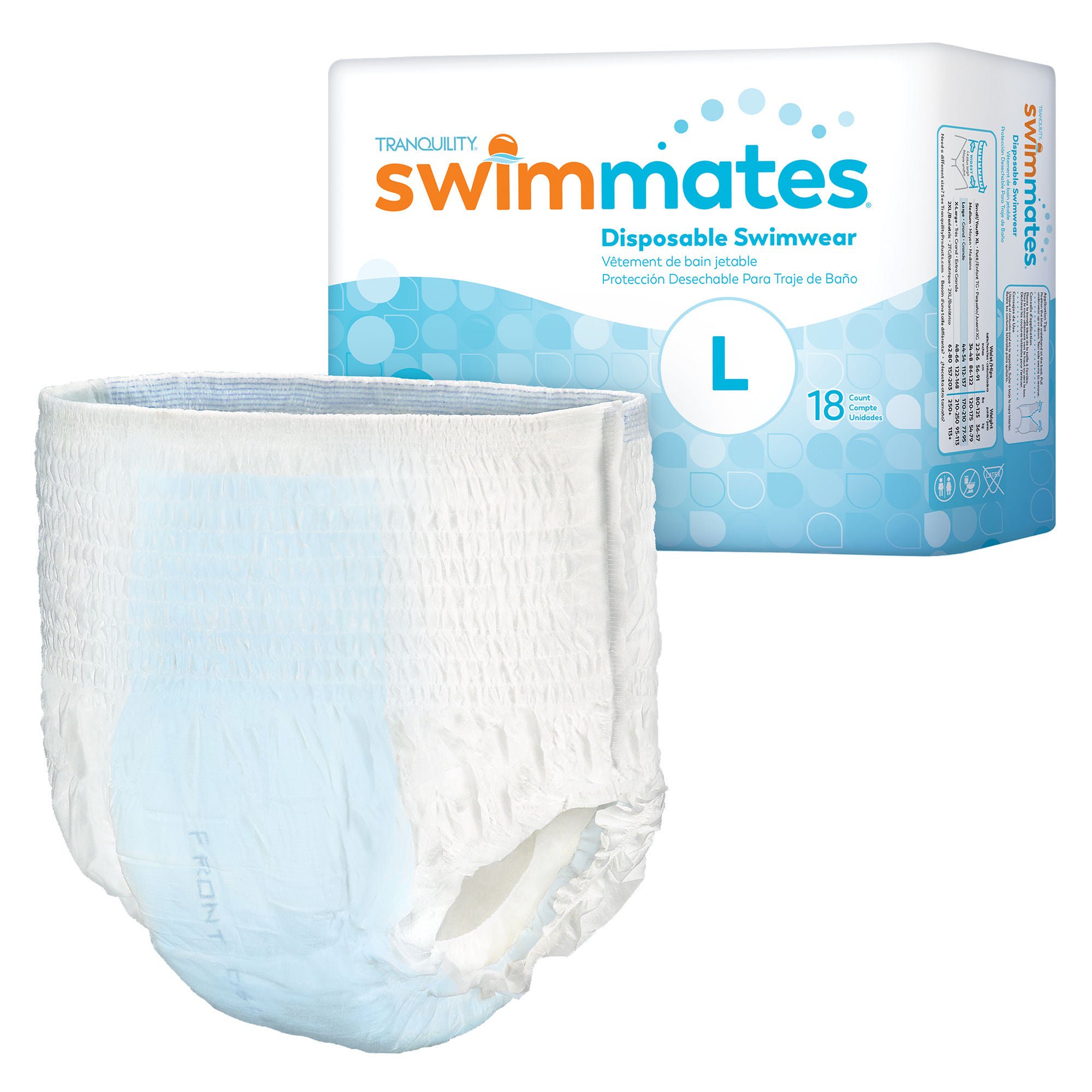 Swimmates™ Bowel Containment Swim Brief, Large