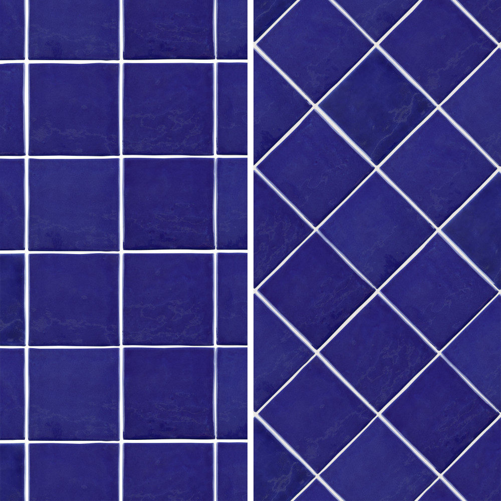 Viva Azul 4 in. x 4 in. Ceramic Wall Tile