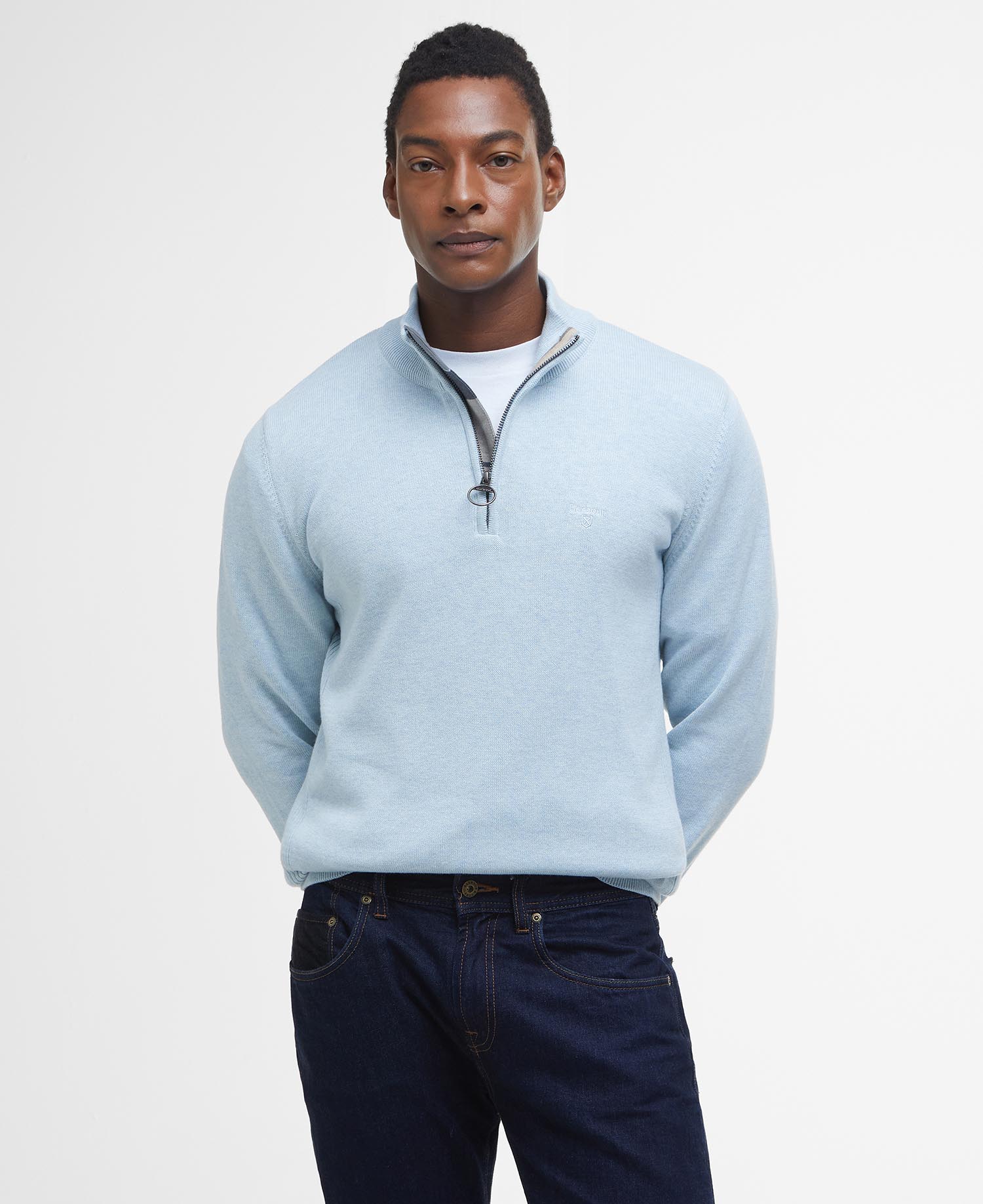 Cotton Half-Zip Jumper image number 0
