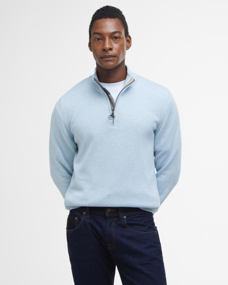 Cotton Half-Zip Jumper