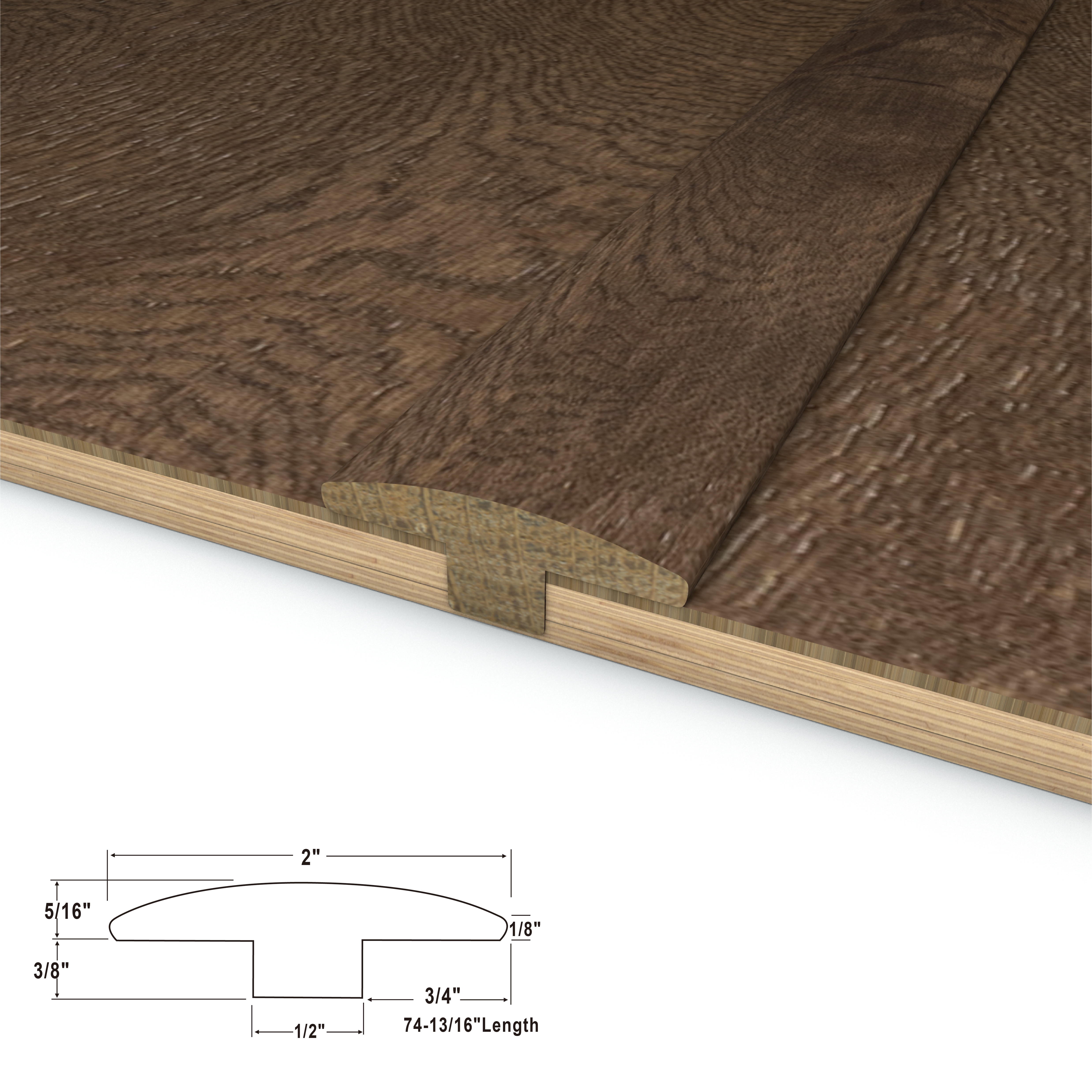 Cellar Door Cali Hardwoods T-Mold view 3