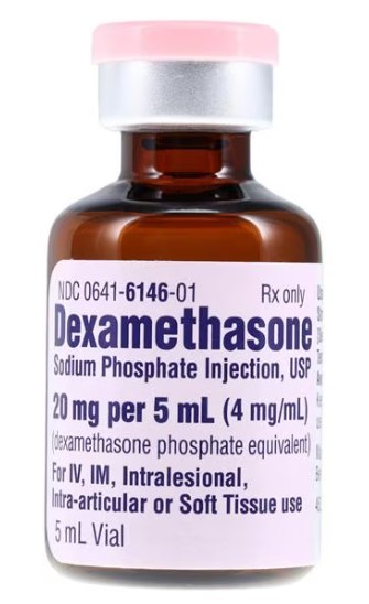 Dexamethasone Sodium Phosphate Injection 4mg/ml, 5ml Vial