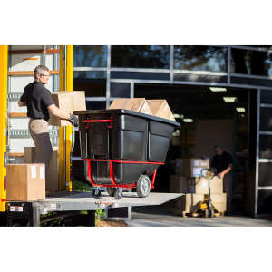 Rubbermaid Commercial, BRUTE Heavy Duty, Tilt Truck, 54 cu ft, Black