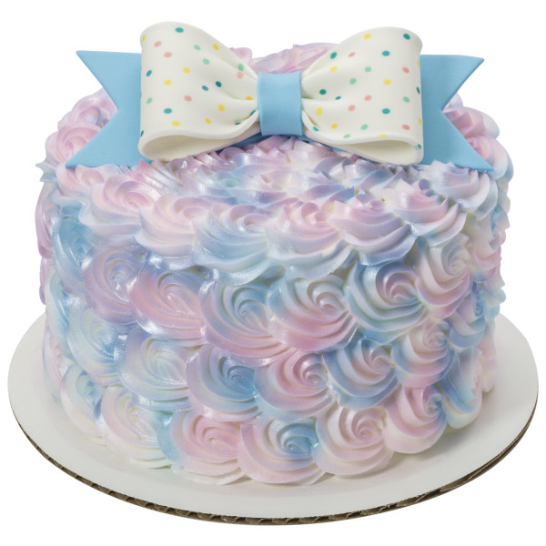 Pastel Dots Assortment Gum Paste Bows