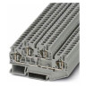 Multi-Level Terminal Block Spring-Cage Connection 500V 30A 28-10 AWG 6.2mm W Gray