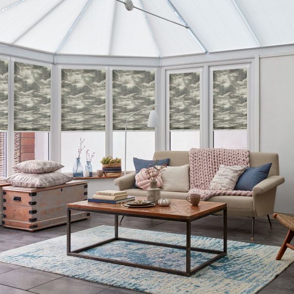 Thermashade Ripple Earth Pleated blind
