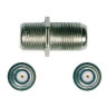 Weboost Connector F-Female to F-Female 50 Ohm Silver 0.80 L x 0.43 H x 0.50 W in.