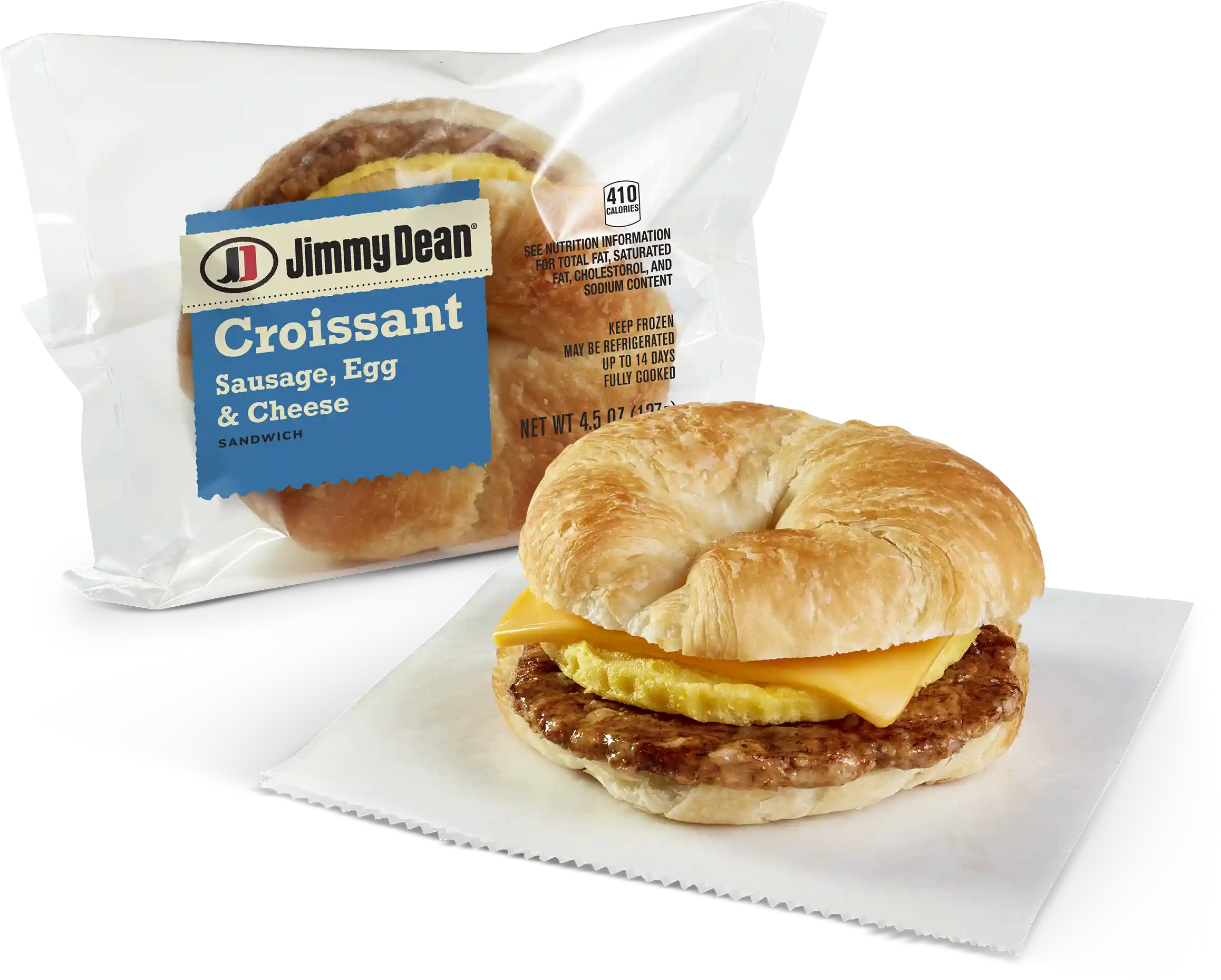 Jimmy Dean® Sausage, Egg and Cheese Croissant Sandwichhttps://images.salsify.com/image/upload/s--u-areoXs--/q_25/eewudqpldshyjazkpd2d.webp