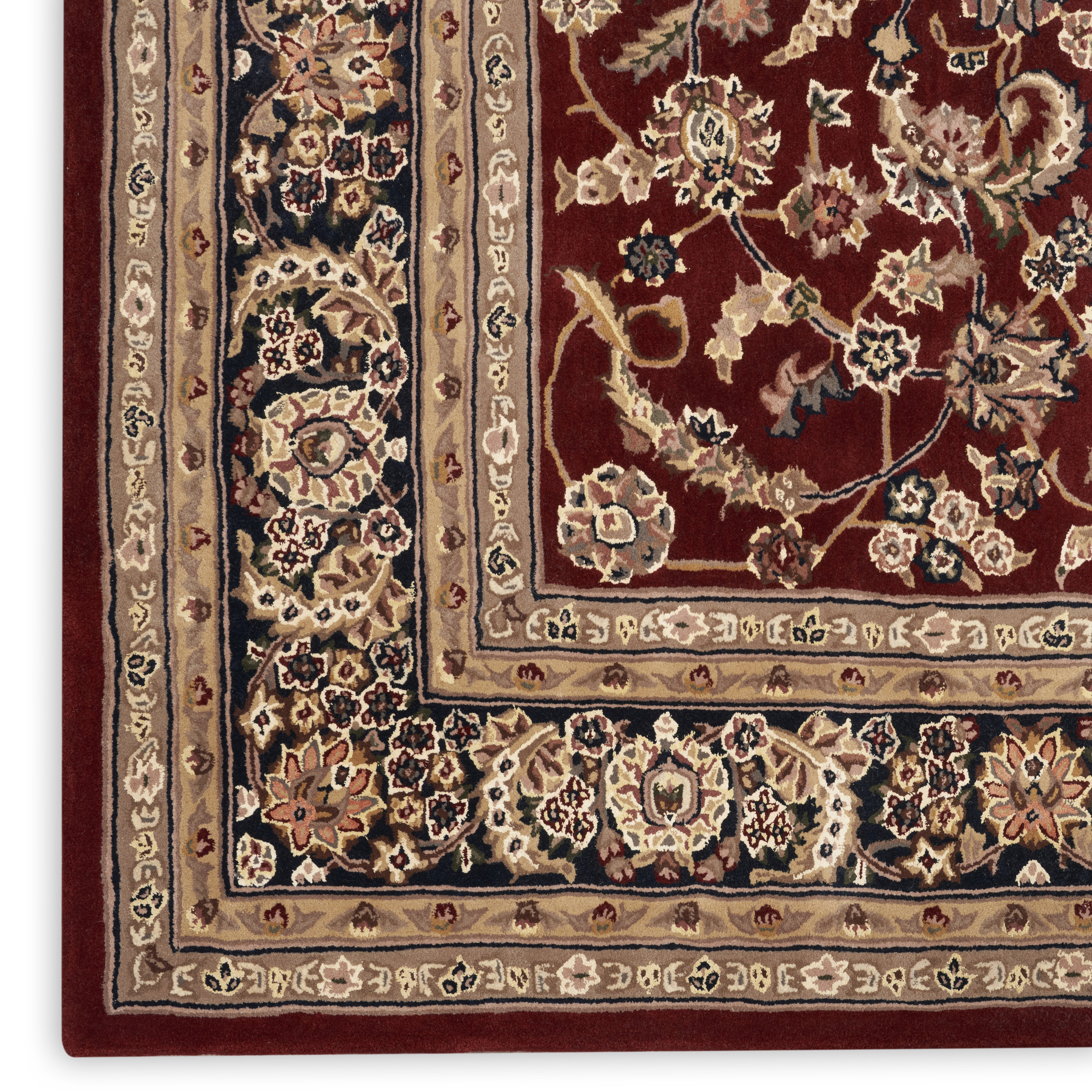 Nourison Nourison 2000 2'6" x 12' Burgundy Traditional Indoor Rug