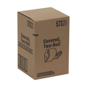 Georgia Pacific, Side-By-Side 2-Roll, Standard Bath Tissue Dispenser, Stainless Steel