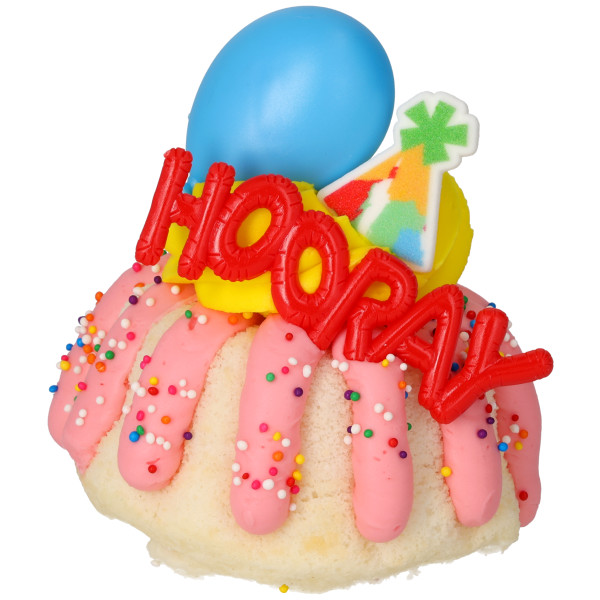 Mini Bright Balloon Words Cupcake Layon