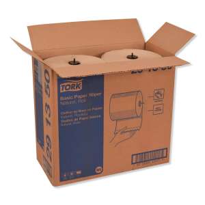 Tork, W6 Basic, 1 ply, 13800.00"x7.68", Paper, Industrial Wipers, Natural