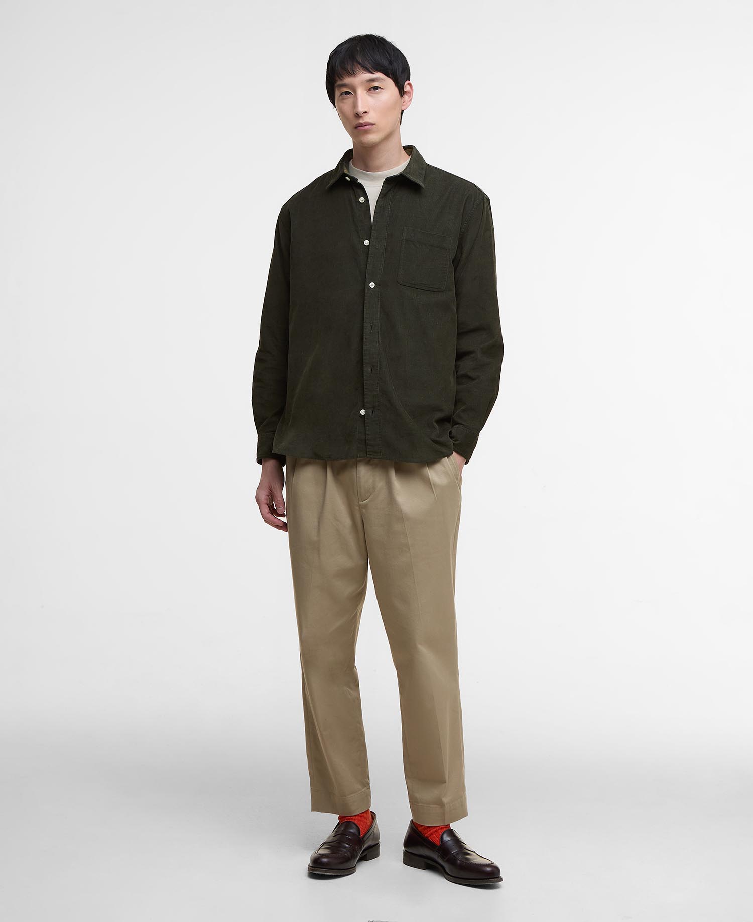 Camicia a coste oversize Ramsey image number 1