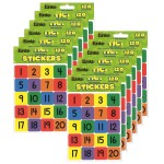 Eureka&reg; Numbers (1-20) Theme Stickers, 120 Per Pack, 12 Packs EU-655990-12