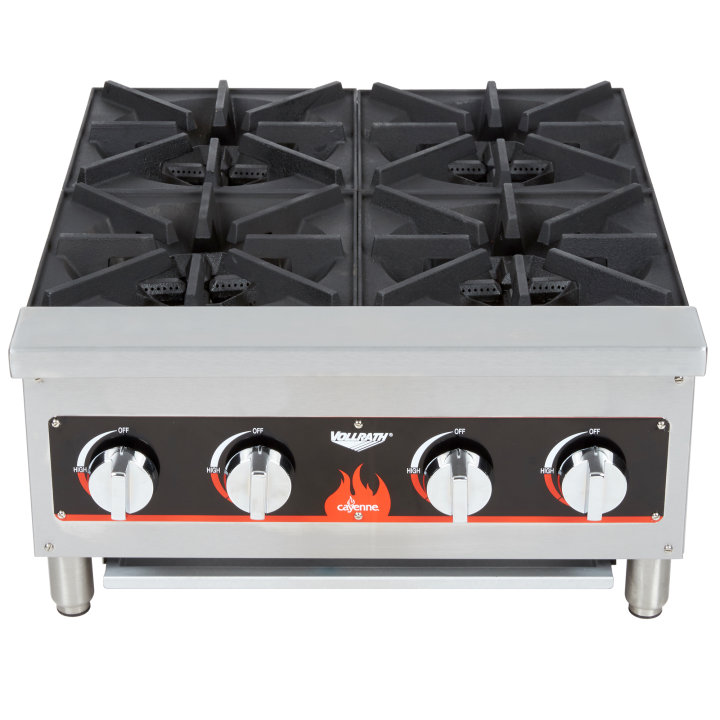 24-inch 4-burner Cayenne® countertop gas hot plate