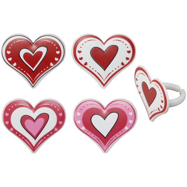 Love is in the Air Cupcake Rings