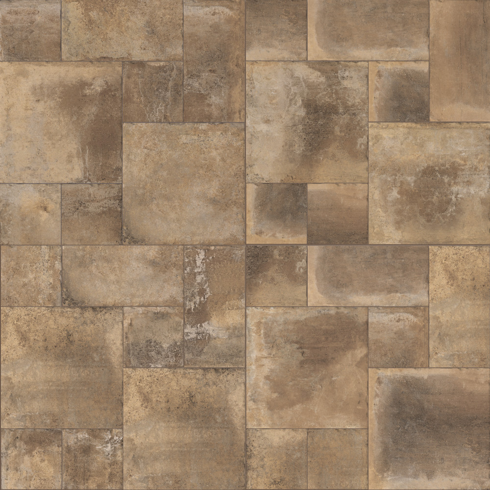 Adobe Terra Modular 39-3/8 in. x 39-3/8 in. Porcelain Floor and Wall Tile