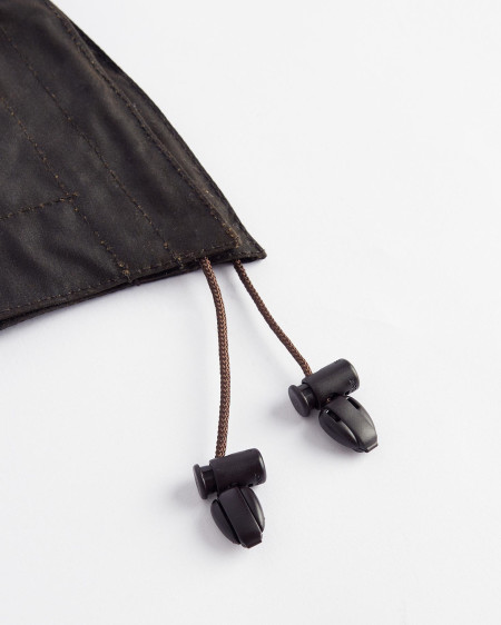 Waxed Cotton Plain Hood