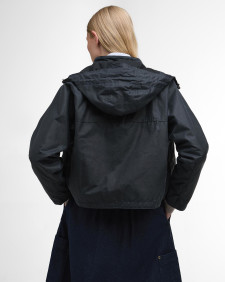 Barbour for Margaret Howell Women's Transport Waxed Jacket Dark Navy