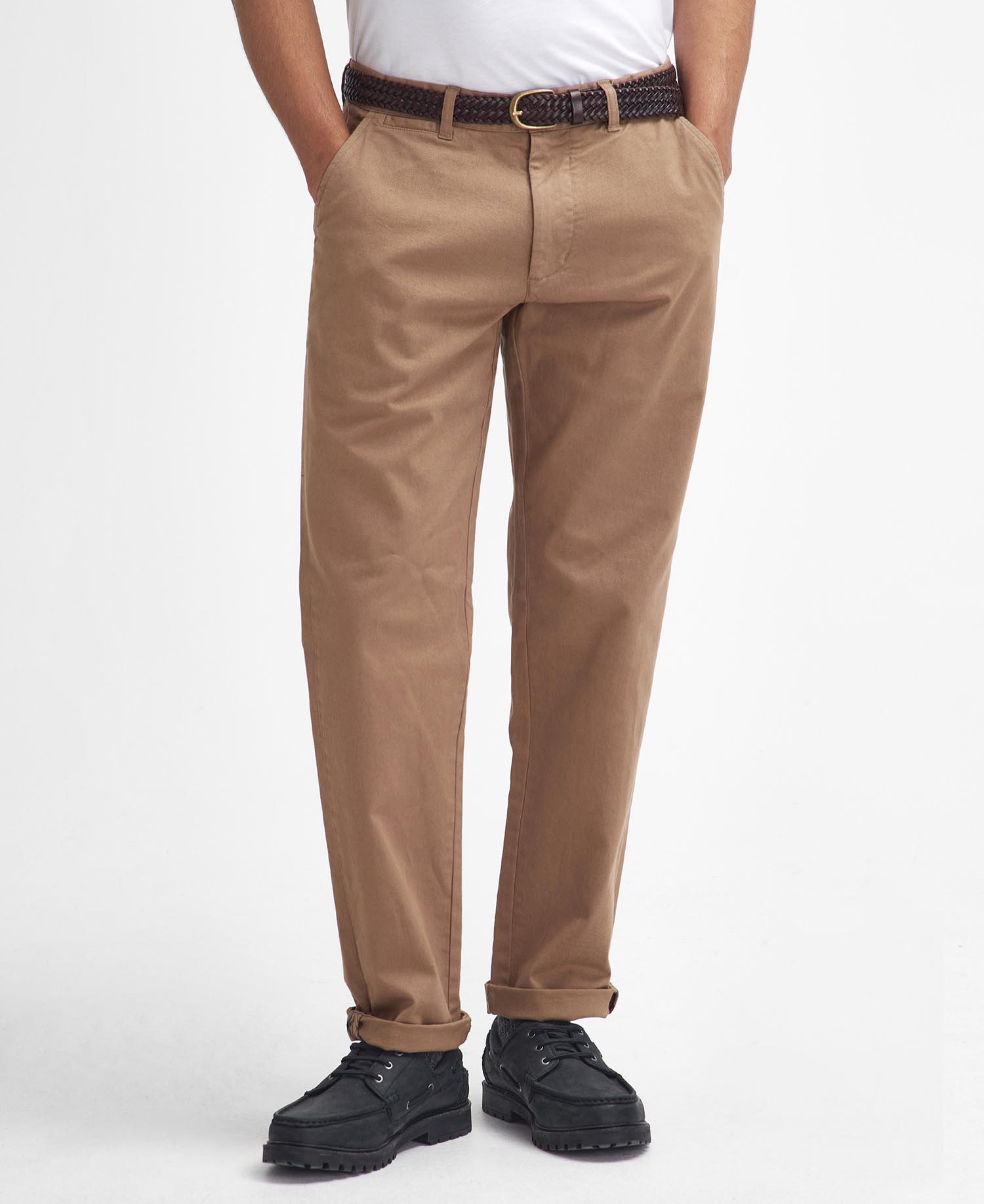 Washed Stretch Tailored Trousers image number 1