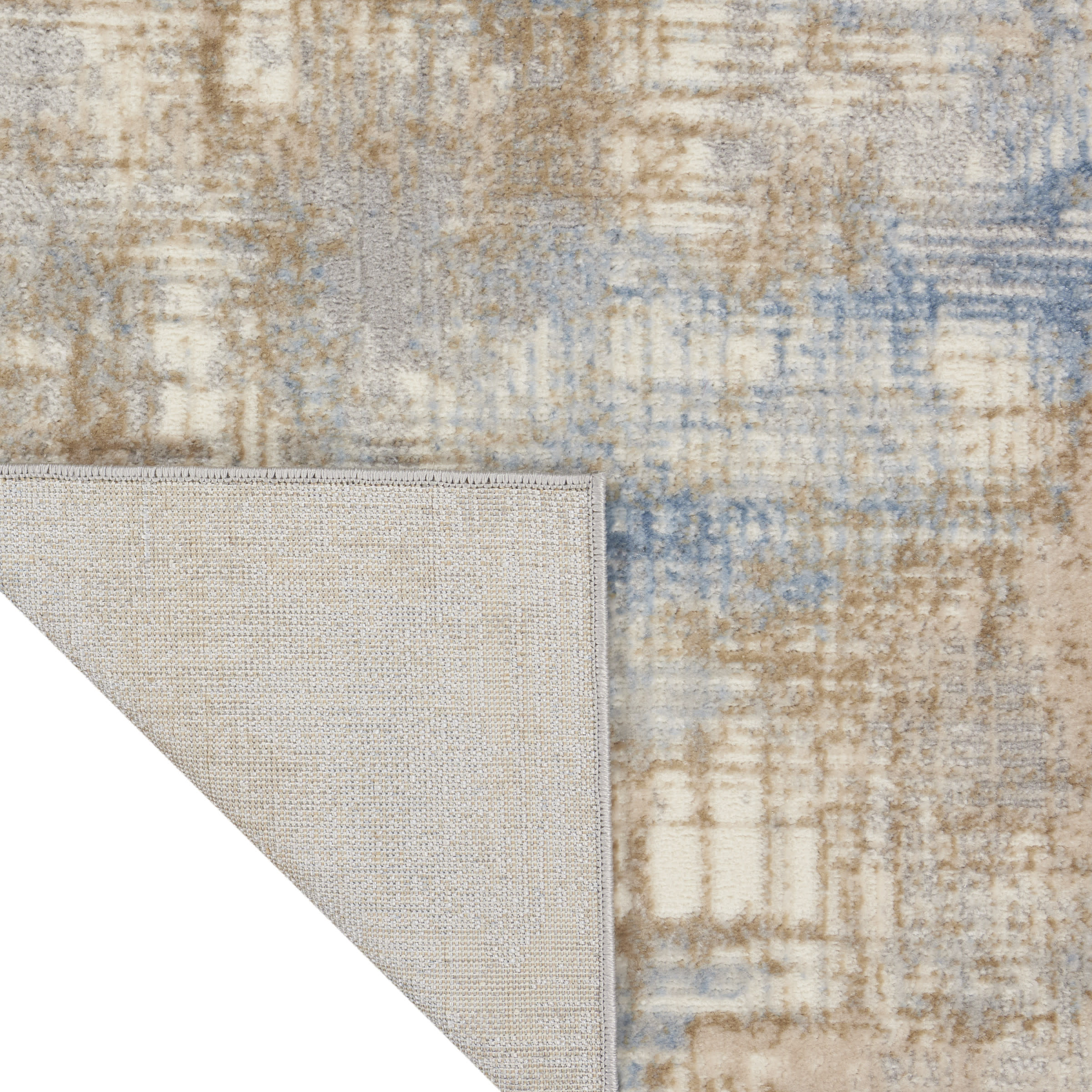 Calvin Klein CK950 Rush 2'3" x 7'3" Blue Beige Modern Indoor Rug